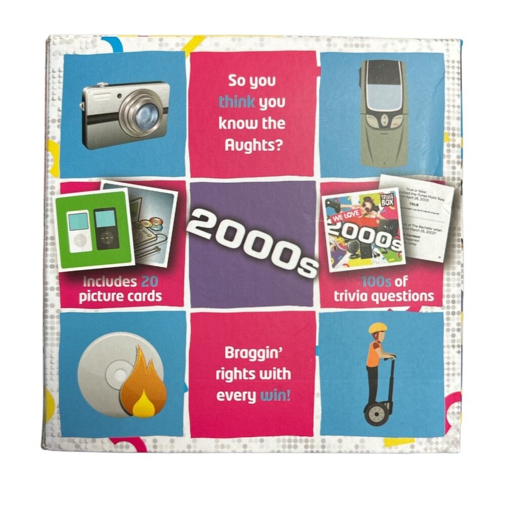 We love 2000s Trivia Box - Includes 189 Question Cards, 20 Picture Cards, 1 Rule - Picture 3 of 3